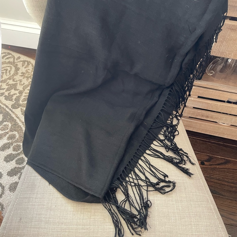 Black Cashmere wrap